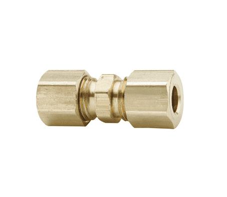 Brass Compression Fittings - Unions - 3/16 Tube OD