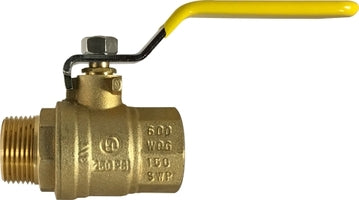 S82G41 RuB Inc. Gas Service Side Drain Ball Valve - Brass - 1-1/4 Fem —  HoseWarehouse