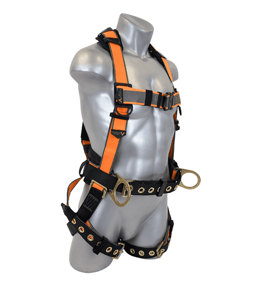 Guardian Series 3 Full-Body Harness, Pass-Through Chest, Tongue