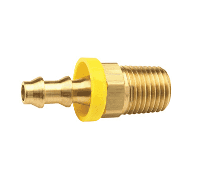 Dixon BFS44 Brass Hose Fitting, Ball Seat Swivel, 1/2 NPSM Female x 1/2  Hose ID Barbed