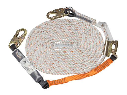 C7052 Malta Dynamics 25' Vertical Lifeline Assembly with Snap
