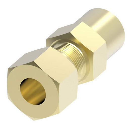 Dixon BFS44 Brass Hose Fitting, Ball Seat Swivel, 1/2 NPSM Female x 1/2  Hose ID Barbed