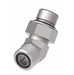FF2068T0808S Aeroquip by Danfoss | ORS/SAE O-Ring Boss (adj.) 45° Elbow Adapter | -08 Male O-Ring Face Seal x -08 Male SAE O-Ring Boss | Steel