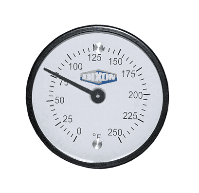 MT500 Dixon Valve Magnetic Surface Mount Thermometer with a 2 Face - 0-500  deg. F Range