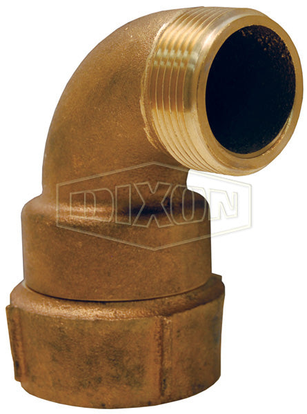 CSES150T Dixon, Cast Brass, Continuous Swivel 90° Elbow