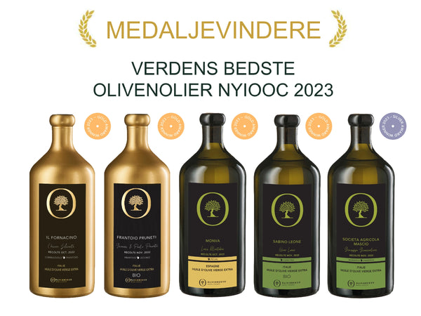 Medaljevindere, NYIOOC 2023, verdens bedste olivenolier, Oliviers & Co