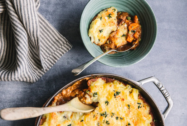 Vegetarisk Shepherd's Pie, opskrift fra Ditte Ingemann, Oliviers & Co