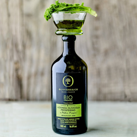 Økologisk italiensk ekstra jomfru olivenolie fra Oliviers & Co