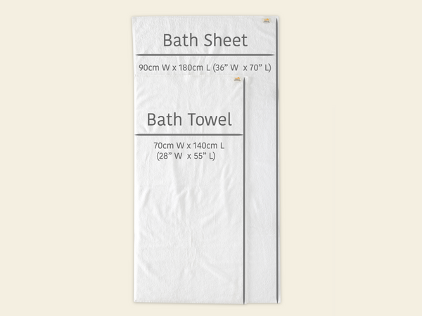 Bath Sheet vs Bath Towel - Takasa