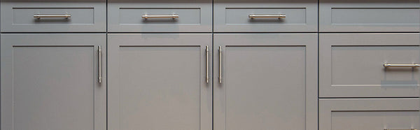 kitchen hardware handles brushed nickel