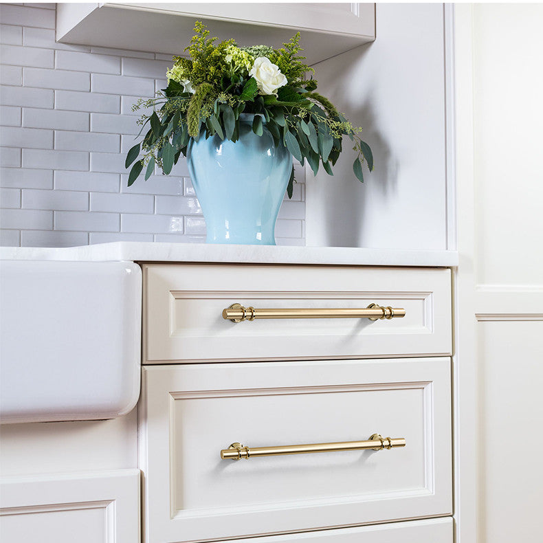 modern farmhouse kitchen drawer pulls