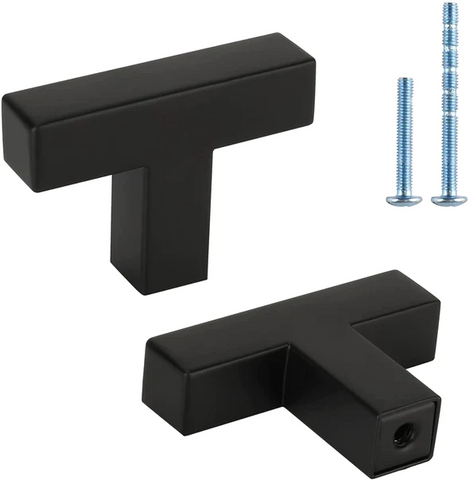 15 Pack Black Farmhouse Kitchen Hardware Drawer Handles Square