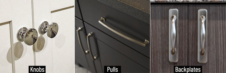 cabinet pulls & knobs & Backplates