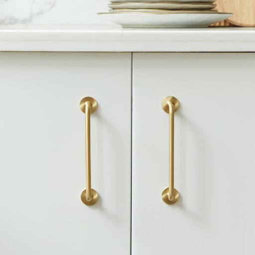 Goldenwarm Brass Kitchen Handles Cabinet Pulls Black & Gold Drawer Pulls