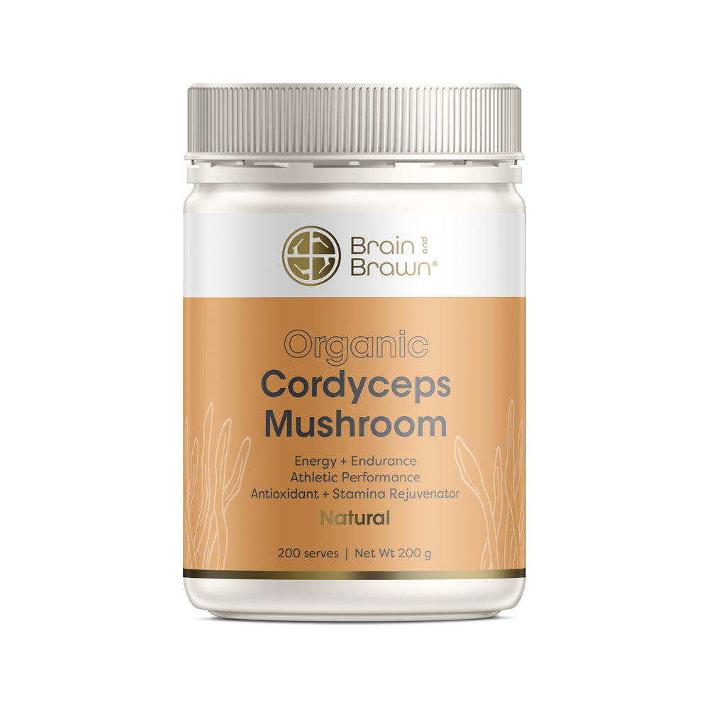 Organic Cordyceps Mushroom Powder 200g - Cordyceps Militaris