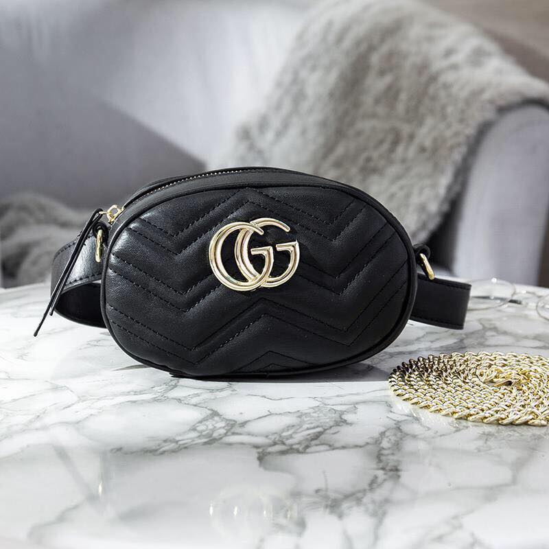 gucci chain waist bag