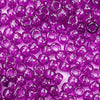dark purple glitter pony beads