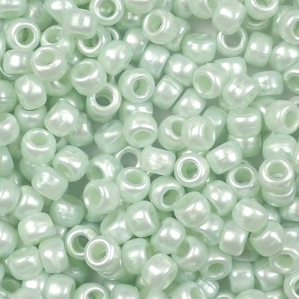 Plastic White Skull Beads, 36 beads - Pony Beads Plus