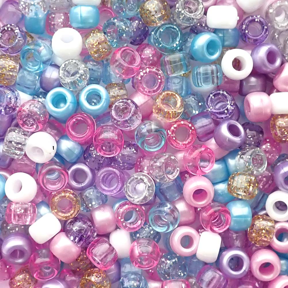 Unicorn Mix Pony Beads for bracelets, jewelry, arts crafts, made in USA - Pony  Beads Plus