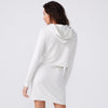 Supersoft Double Layer Hoody Dress - Ash