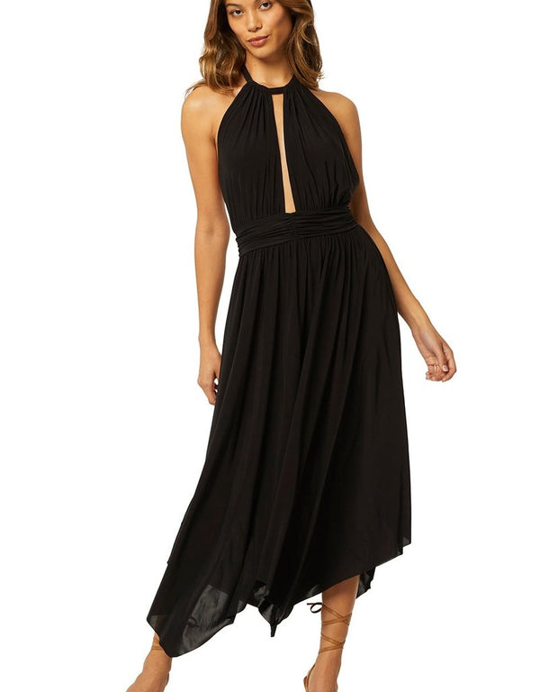 Gabriella Silk Halter Dress