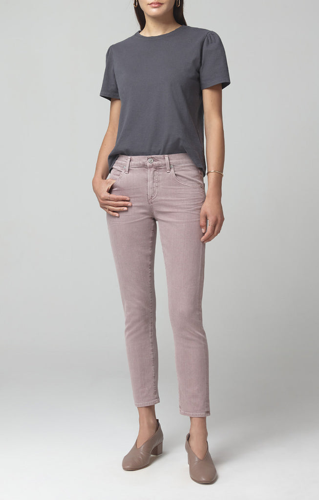 elsa mid rise slim fit crop