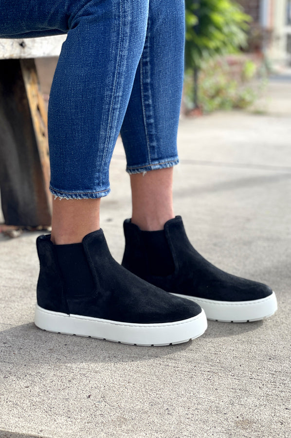 suede chelsea sneakers