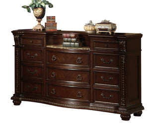 Cherry Wood Dresser With Marble Top Mc Lean S Fine Furniture