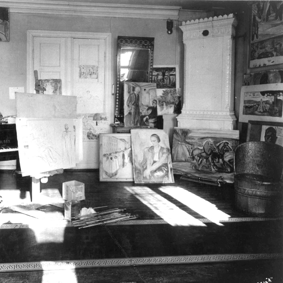 Edvard Munchs atelier
