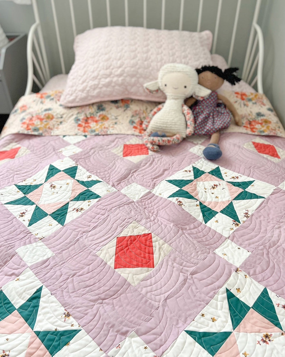 Wild Starflower Quilt Pattern - Paper Pattern – Prairie Quilt Co.