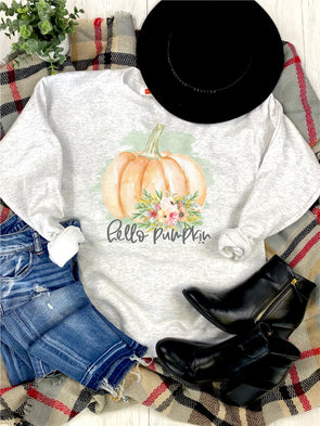 Hello Pumpkin Fall Sweatshirt (FALL1007SS)