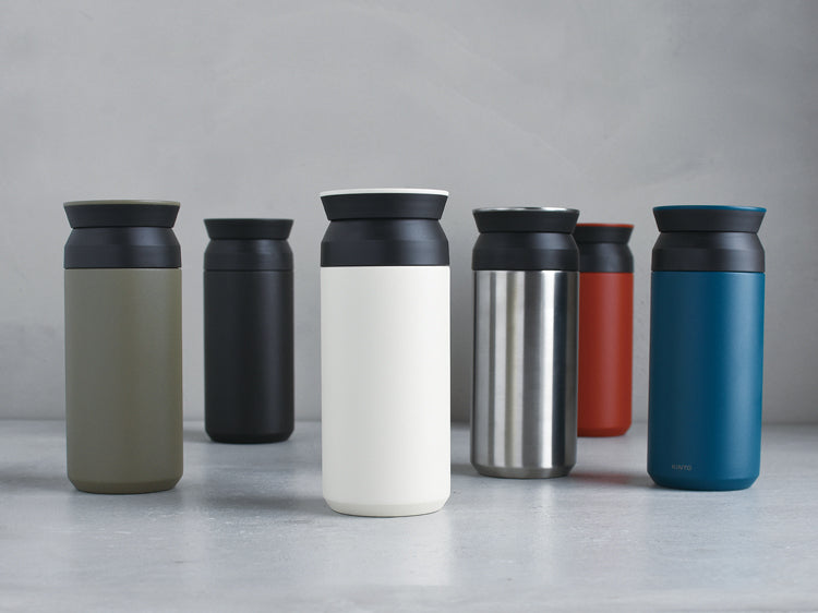 Kinto Coffee Travel To-Go Cup (12oz.), 4 Colors, Double-Walled