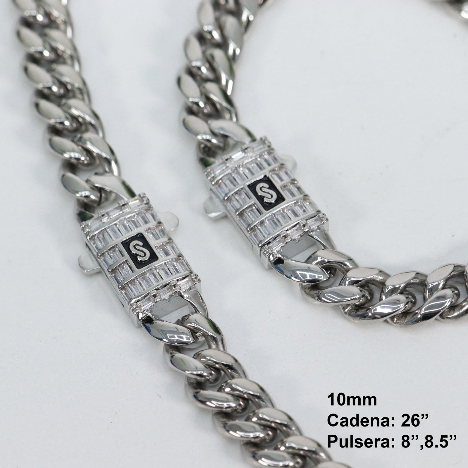 Cadenas Cubanas hombre 10mm 26” Stainless Steel