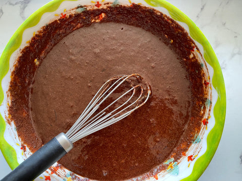 chocolate cupcake batter