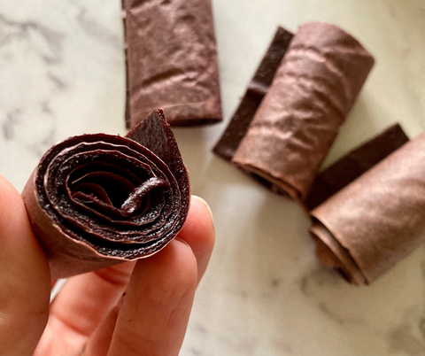 rolling fruit leather