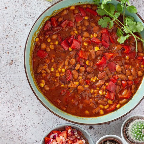 red bean soup rich in antixidants
