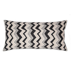 Black and White Zig Zag Throw Pillow | Crane & Canopy