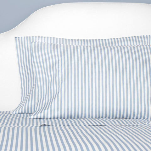 Blue Striped Comforter, The Larkin French Blue Comforter