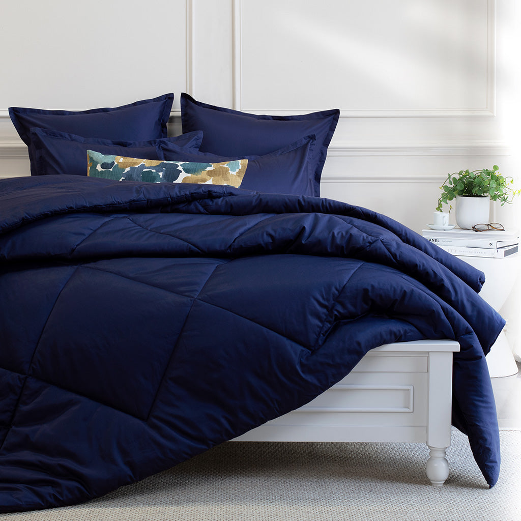 navy blue queen quilt