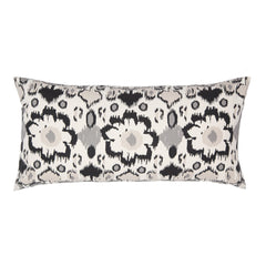 The Gray and White Flowers Throw Pillow | Crane & Canopy