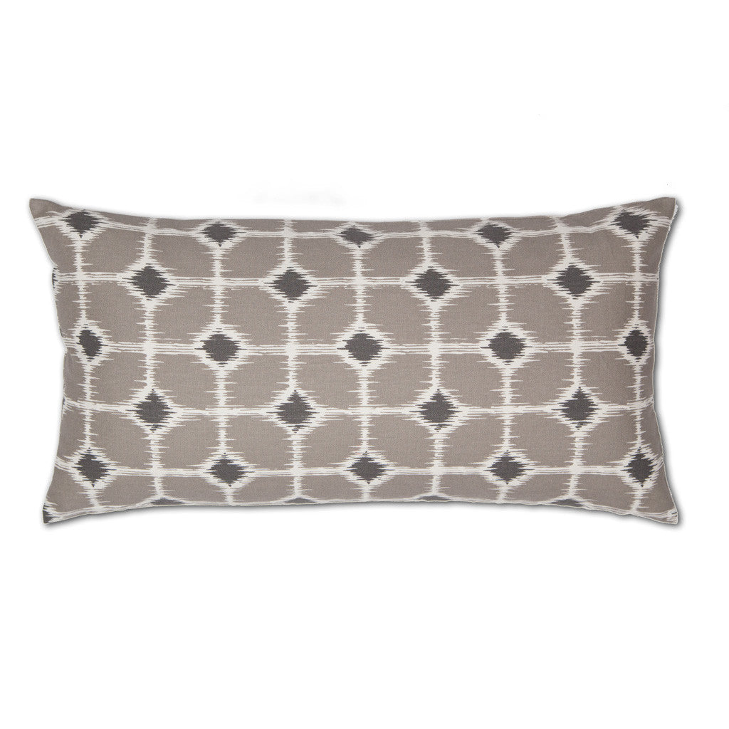 Decorative Pillows and Accent Pillows | Crane & Canopy - The Gray and White Ikat Diamonds Throw Pillows | Bedroom inspiration and  bedding decor | www