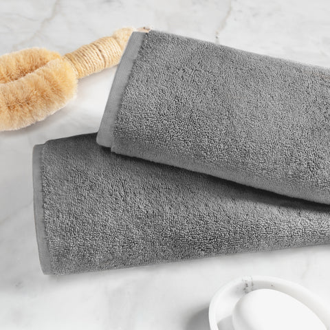 Plush Ice Blue Towel Essentials Bundle (2 Wash + 2 Hand + 2 Bath Towels)-N/A