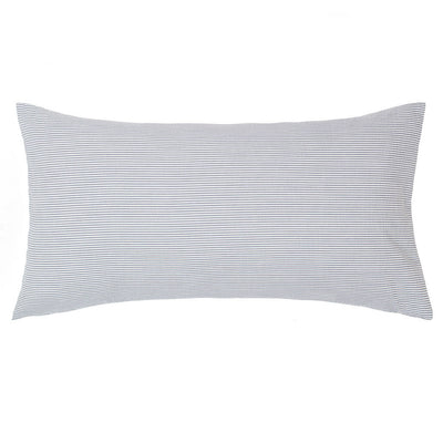 The Grey Seersucker Throw Pillow | Crane & Canopy