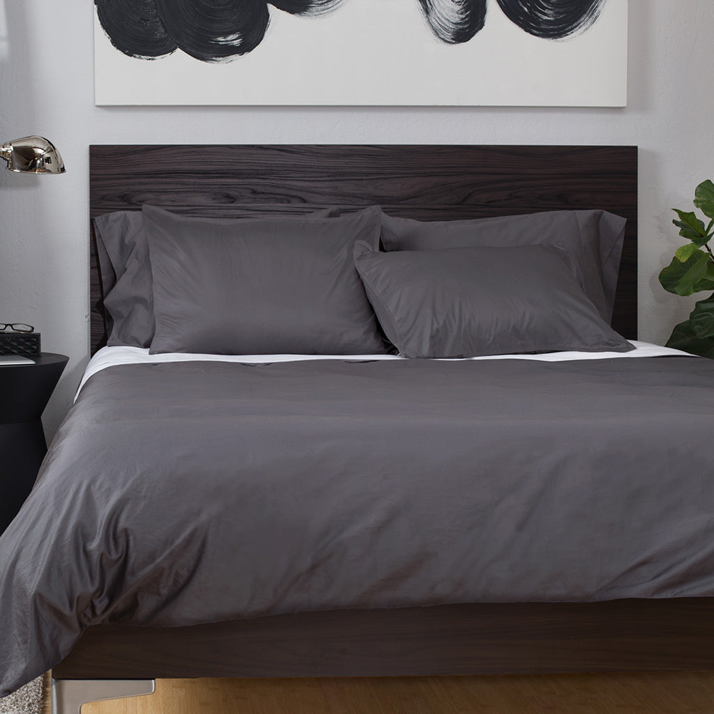 Charcoal Bedding Hayes Nova Charcoal Grey Crane Canopy