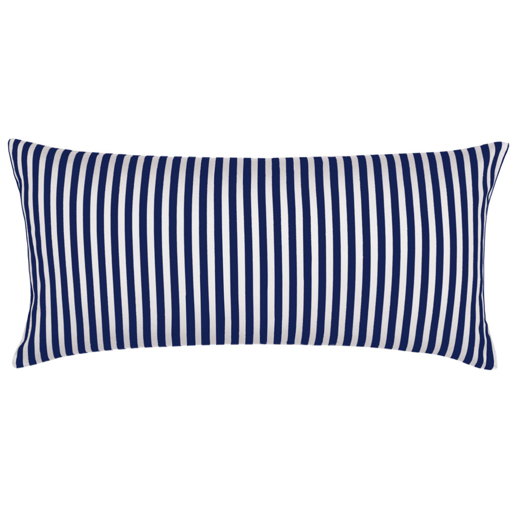 navy blue rectangle pillow