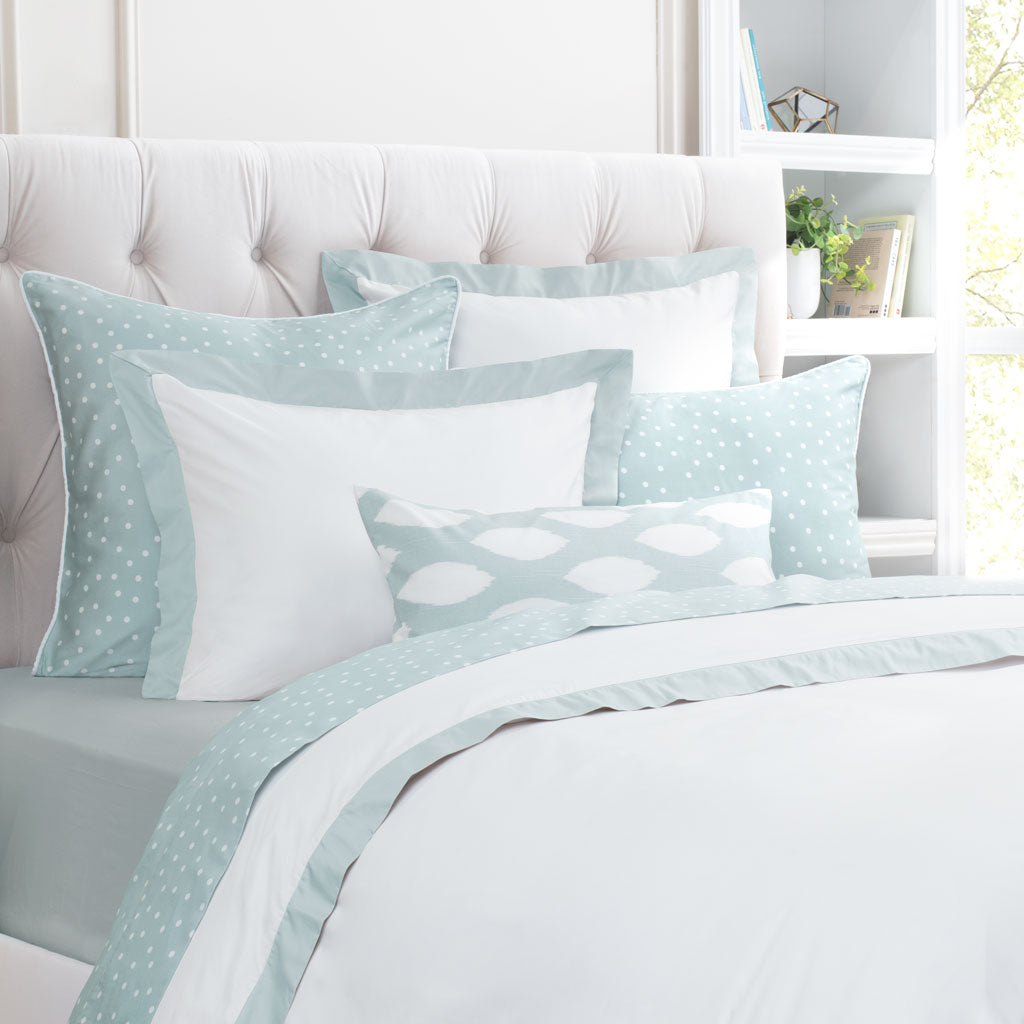 green and white bedding sets