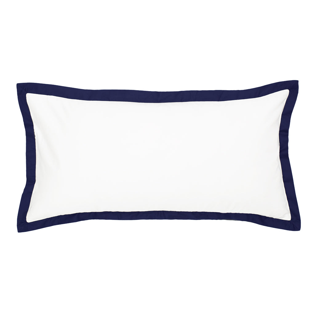 blue rectangle pillow