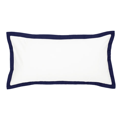 Vintage Truck Accent Pillow in White, Gray, and Navy Blue