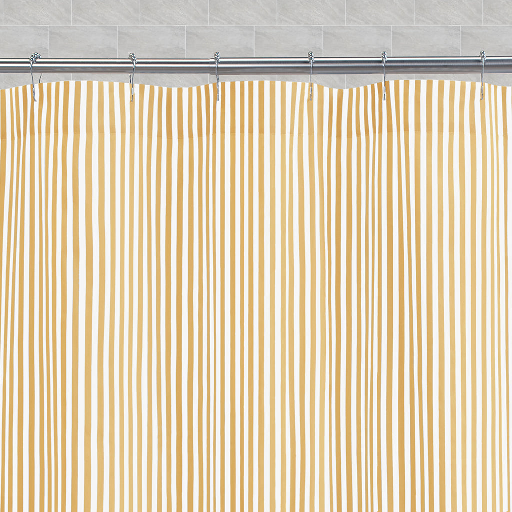 The Ochre Lines Shower Curtain