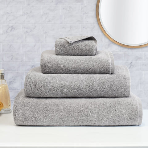 Plush Towels (Lynova), Mist, Bath Towel - Set of 2 - Standard Textile Home